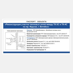Паспорт объекта