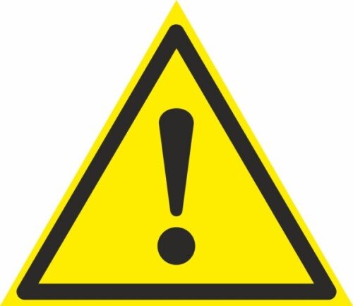 Знак Внимание! Опасность (прочие опасности) код W09